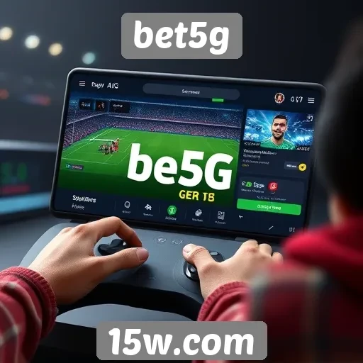 Interface do usuário do bet5g em foco